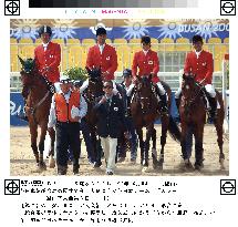 Japan wins Asian Games' team equestrian event