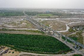 CHINA-XINJIANG-DESERT RAIL LOOP-HOTAN-RUOQIANG RAILWAY-INAUGURATION (CN)