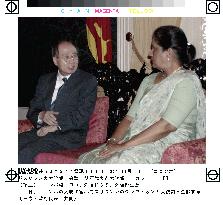 Akashi meets Sri Lanka president to discuss peace process