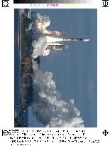 (2)Japan's H-2A rocket lifts off with 4 satellites