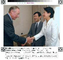 Crown Prince Naruhito reunited with ex-homestay host