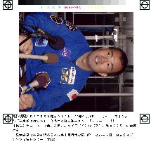 Astronaut Noguchi hopes space trip brings hope to young