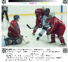 (1)N. Korea loses in Asian Games women's ice hockey opener