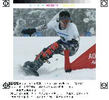 Japan's Kawaguchi captures gold in snowboarding slalom