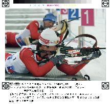 Japan's Meguro wins biathlon 12.5-km pursuit