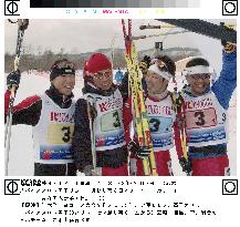 Japan wins gold medal in biathlon men's relay