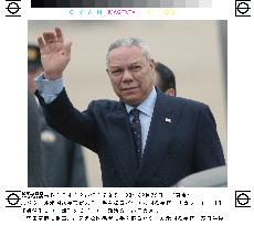 Powell arrives in Japan to discuss N. Korea, Iraq