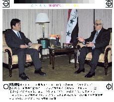 Koizumi envoy Motegi meets Iraqi deputy premier Aziz