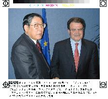 Prodi tells Okuda he hopes for more Japan investments in EU