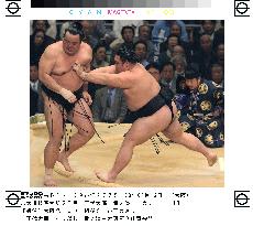 Chiyotaikai remains unbeaten at Spring sumo