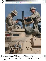 (1)U.S. soldiers prepare for war with Iraq