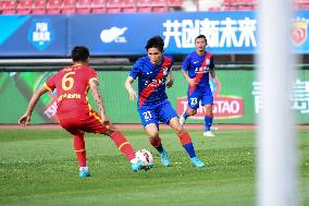 (SP)CHINA-DALIAN-FOOTBALL-CSL-HEBEI VS SHANGHAI SHENHUA (CN)