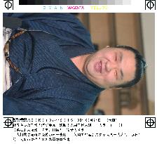 Ozeki Chiyotaikai speaks about tournament victory