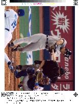 (1)Matsui in game against Blue Jays