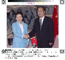 Kawaguchi holds series of talks with Chinese leaders