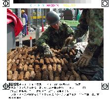 Over 800 bomb casings found in Yokohama residential area