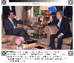 Koizumi, Aznar agree on need for int'l unity over Iraq