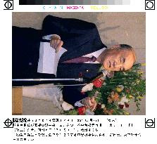 Nakasone speaks on 85th birthday