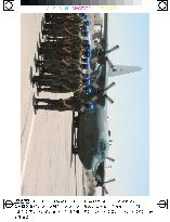 2 ASDF C-130 aircraft arrive in Amman for aid to Iraq