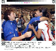 (2)Japan secures World Group spot in 2004 Fed Cup