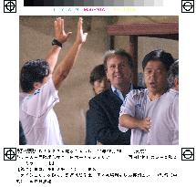 Zico smiles with Japan's victory against Nigeria