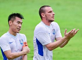 (SP)CHINA-MEIZHOU-FOOTBALL-CSL-CHENGDU VS TIANJIN (CN)