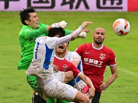 (SP)CHINA-MEIZHOU-FOOTBALL-CSL-CHENGDU VS TIANJIN (CN)
