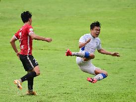 (SP)CHINA-MEIZHOU-FOOTBALL-CSL-CHENGDU VS TIANJIN (CN)
