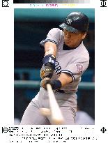 Matsui hits 1st triple in Yankees' 6-0 win