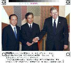 Japan, U.S., S. Korea continue policy coordination on N. Korea