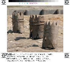(3)5th century clay images unearthed in Nara