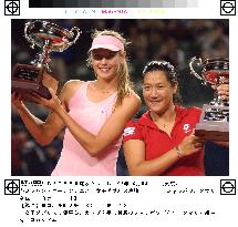 Sharapova-Tamarine pair wins Japan Open doubles