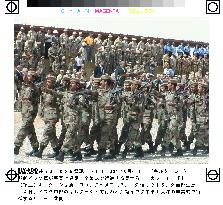 New Iraqi soldiers parade in Kirkush