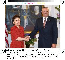 Kawaguchi meets with Powell