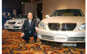 Toyota launches redesigned Crown luxury sedan