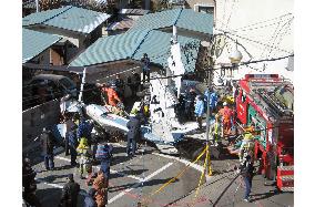 3 people killed in light plane crash in Kofu