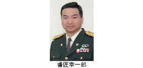 (2)Colors handed to head of GSDF core unit