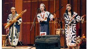 Concert featuring Ainu music held in N.Y.