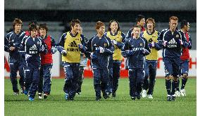 Japan's Under 23s brace for friendly match vs. Russia