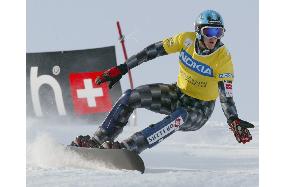 Meuli wins ladies' parallel giant slalom