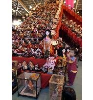 15,000 dolls on display in 'Big Doll Festival'.