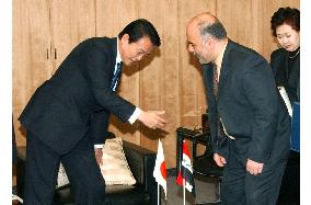 Iraqi communication minister meets Aso