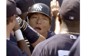 (2)Yankees' Matsui hits third preseason homer