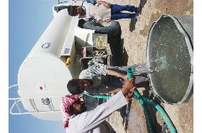 Japan's SDF begins water purification operations in Samawah
