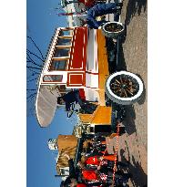 Japan's 1st bus recreated in Hiroshima