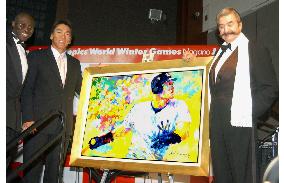 Painting of Matsui auctioned for Special Olympics