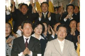 (2)Vote counting of S. Korea's parliamentary election