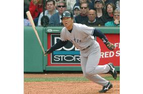 (2)Matsui marks 2 hits for first time in 5 games