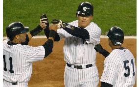 (2)Hideki homers but Yankees fall to Red Sox