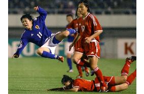 (3)China beat Japan 1-0 in women's Olympic tournament